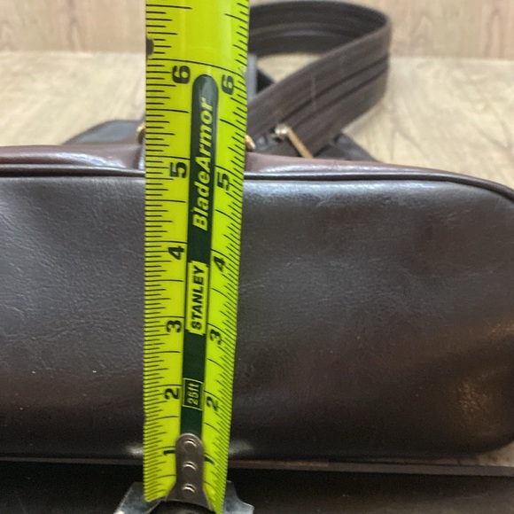 Landau Sacomoto Brown Leather Backpack Bag - Picture 9 of 9